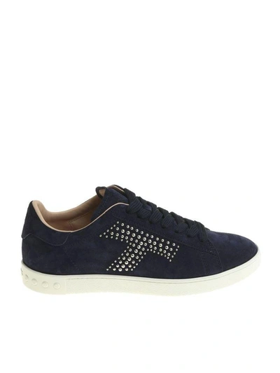 Tod's Classic Sneakers In Blue