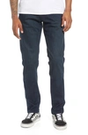 Raleigh Denim Martin Skinny Slouchy Fit Jeans In Dark Blue Wash