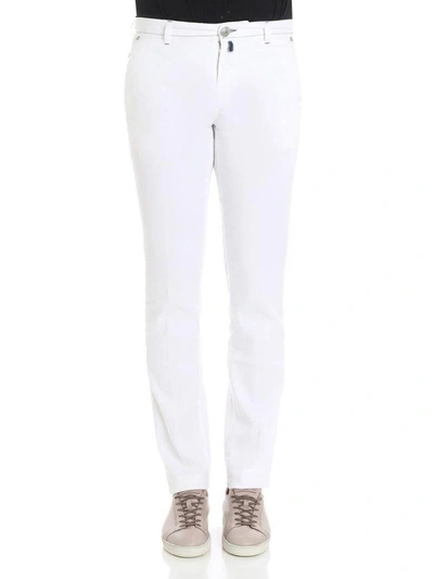 Luigi Borrelli Classic Trousers In White