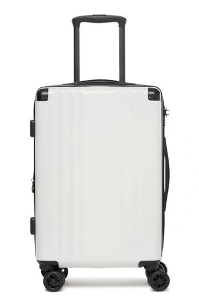 Calpak Ambeur 22-inch Rolling Spinner Carry-on In White