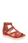 Eileen Fisher Sola Platform Sandal In Red Poppy