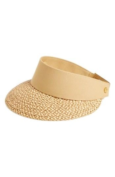 Eric Javits 'squishee Champ' Custom Fit Visor - Beige In Peanut