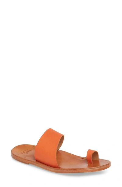 Beek Finch Sandal In Orange/ Tan