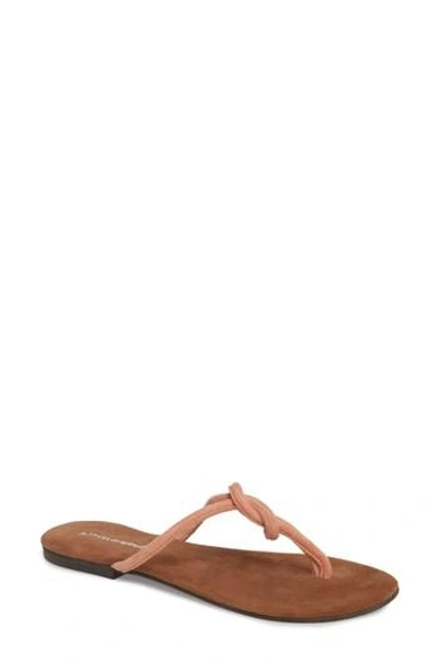 Jeffrey Campbell Malia Flip Flop In Rose Gold