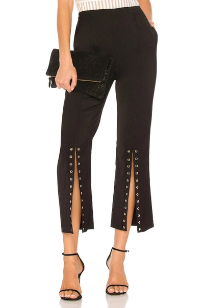 Endless Rose Flared Pants In Black