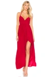 Misa Ever Maxi Dress In Red