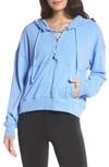 Free People Believer Hoodie In Blue