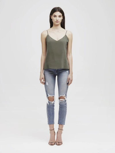 L Agence Jane Camisole Tank In Beetle