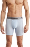 Tommy John Second Skin 6-inch Boxer Briefs In Crystal Blue Heather