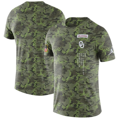 Jordan Brand Camo Oklahoma Sooners Military T-shirt