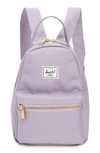 Herschel Supply Co Mini Nova Backpack In Lavender Gray