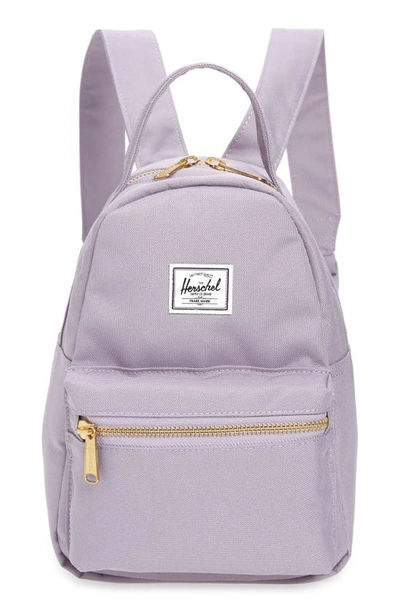 Herschel Supply Co Mini Nova Backpack In Lavender Gray