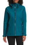 The North Face Alta Vista Water Repellent Hooded Jacket In Blue Coral