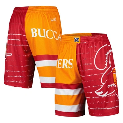 Mitchell & Ness Red Tampa Bay Buccaneers Jumbotron 3.0 Shorts