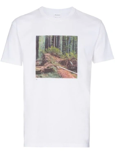 Just A T-shirt Jason Fulford Forest T-shirt In White