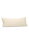 Boll & Branch Organic Cotton Waffle Accent Pillow Cover In Natural