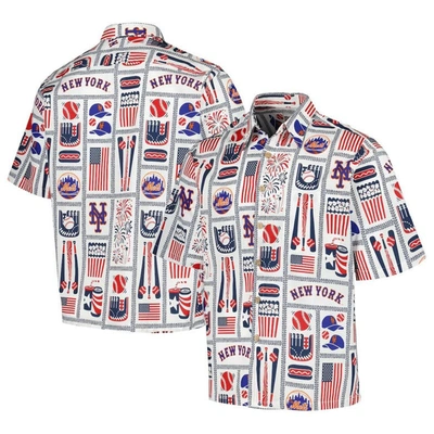 Reyn Spooner White New York Mets Americana Button-up Shirt