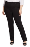 Nydj Marilyn Straight Leg Pants In Black