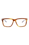 Brioni Novelty 57mm Square Optical Glasses In Clear