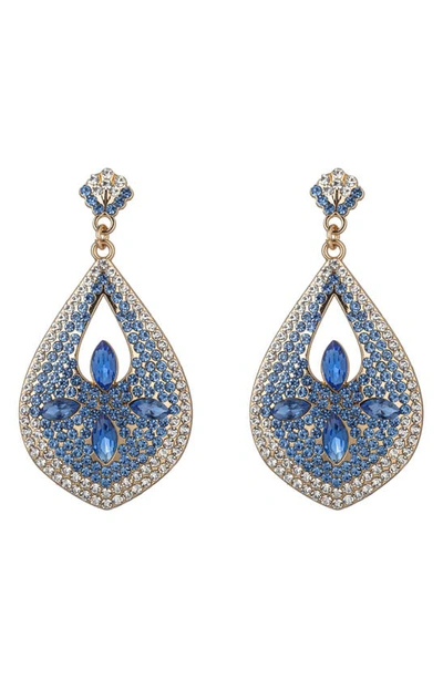 Eye Candy Los Angeles Alejandra Statement Teardrop Earrings In Gold