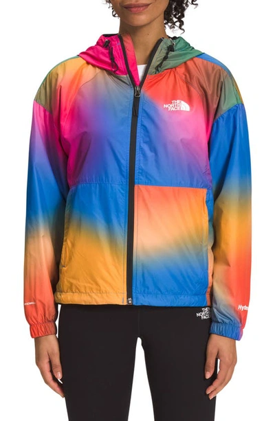 The North Face Hydrenaline 2000 Jacket In Super Sonic Blue Gradient