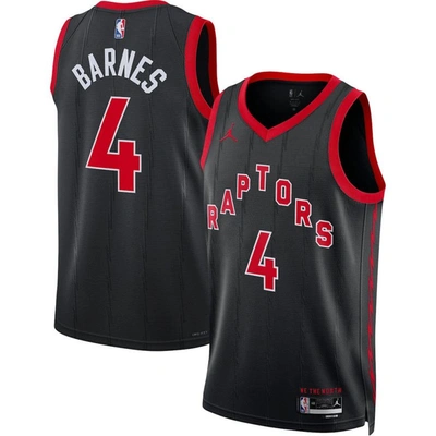Jordan Brand Unisex  Scottie Barnes Black Toronto Raptors Swingman Jersey