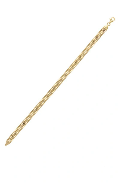 Bony Levy 14k Gold Double Link Bracelet In 14k Yellow Gold