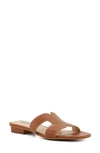 Dune London Loupe Slide Sandal In Tan