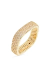 Nordstrom Cubic Zirconia Pavé Ring In Clear- Gold