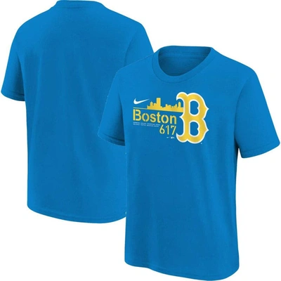 Nike Kids' Preschool  Blue Boston Red Sox City Connect T-shirt