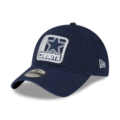 New Era Navy Dallas Cowboys Logo Mix 9twenty Adjustable Hat