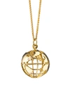 Monica Rich Kosann 18k Gold My Earth Necklace In Clear