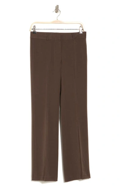 Vertigo Paris High Waist Straight Leg Trousers In Spinach