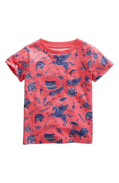 Mini Boden Kids' Fantasy Print Cotton Graphic T-shirt In French Pink