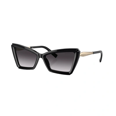 Tiffany & Co Tf 4203 80013c 56mm Womens Cat-eye Sunglasses In Black