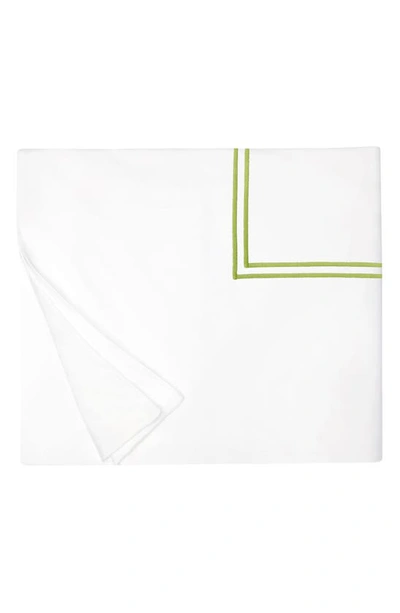 Sferra Grande Hotel Duvet Cover In White Fern