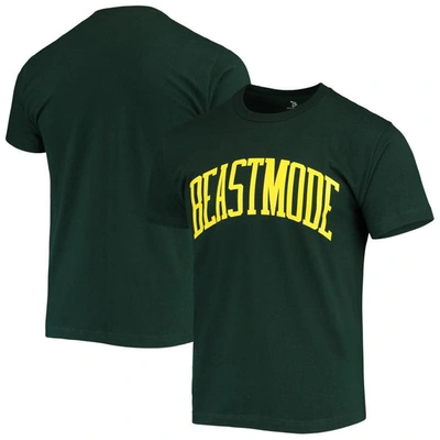 Beast Mode Hunter Green  Collegiate Wordmark T-shirt