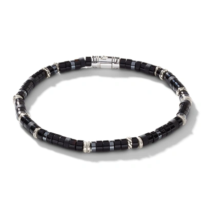 John Hardy Heishi 4mm Beaded Bracelet In Sterling Silver