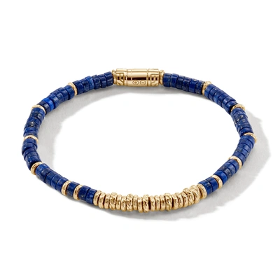 John Hardy Heishi 4mm Beaded Bracelet In 14k Gold