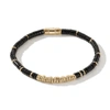 John Hardy Heishi 4mm Beaded Bracelet In Black