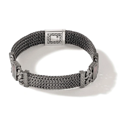 John Hardy Rata Chain Inlay 12mm Bracelet In Silver