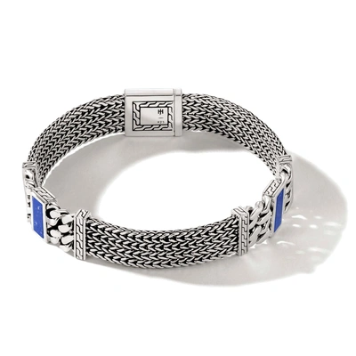 John Hardy Rata Chain Inlay 12mm Bracelet In Silver
