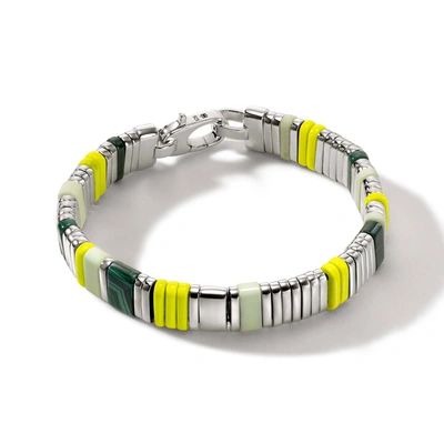 John Hardy Colorblock Bracelet In Silver