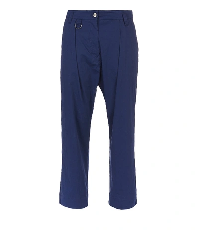 Vivienne Westwood Cropped Dietrich Trousers Blue
