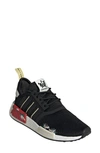 Adidas Originals Nmd_r1 Runner Sneaker In Black/ Yellow/ Power Red