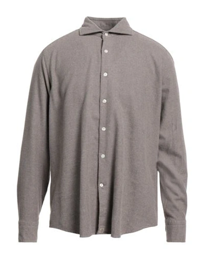 Sonrisa Man Shirt Dove Grey Size 17 Cotton