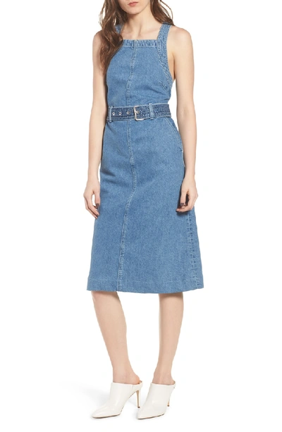 Dl 1961 Roxanne Belted Denim Dress In Chapel