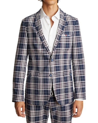 Paisley & Gray Bromley Notch Jacket In Red