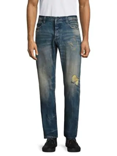 Prps Barracuda Straight Fit Jeans In Indigo