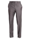 Saks Fifth Avenue Collection Wool Dress Pants In Medium Grey
